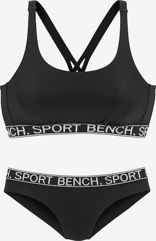 BENCH Bustier Bikini in Schwarz: predná strana