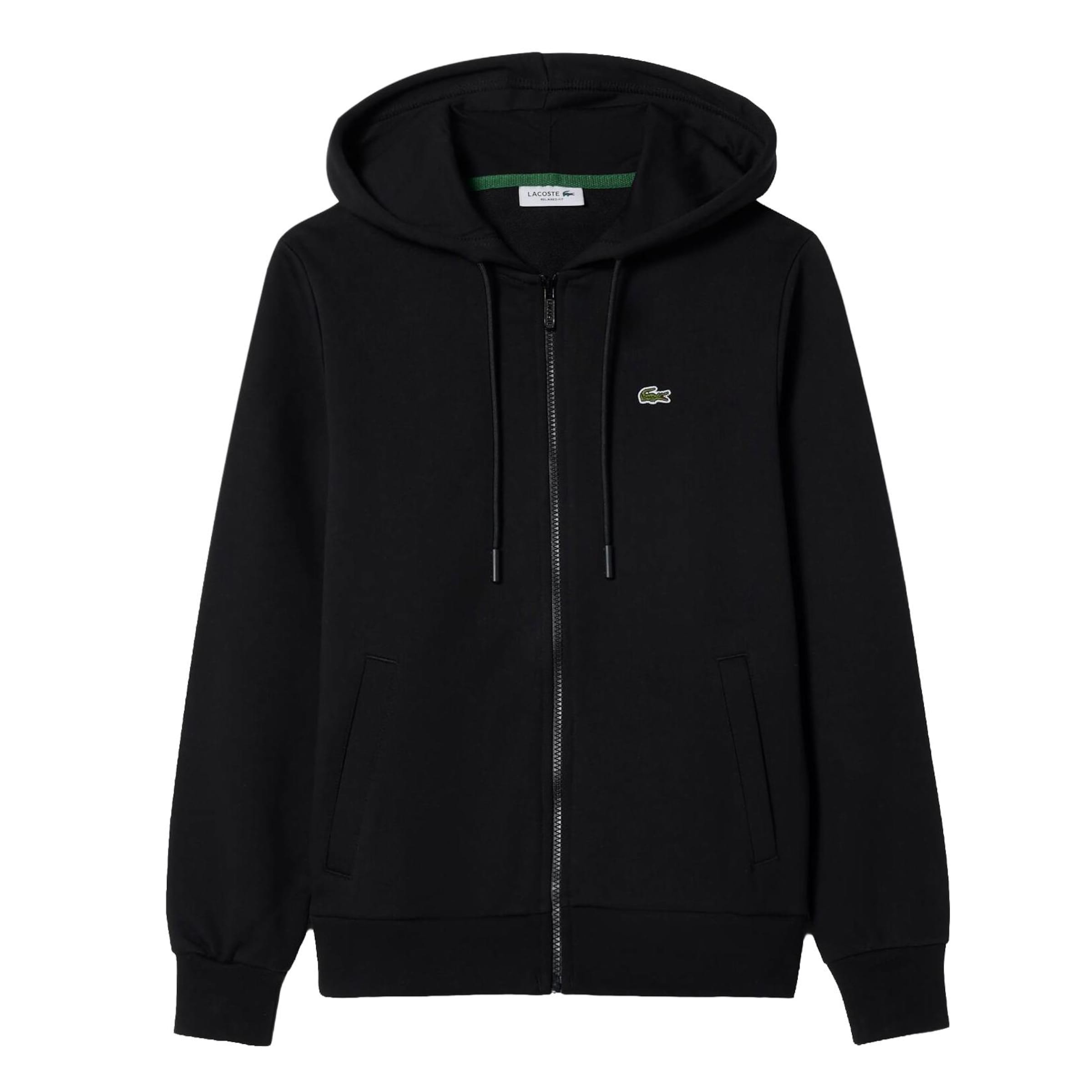 LACOSTE Sweatshirt in Schwarz: Vorderseite