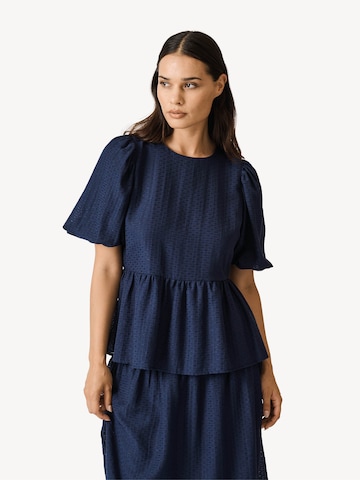 Noa Noa Bluse 'Camilla' in Blau: Vorderseite