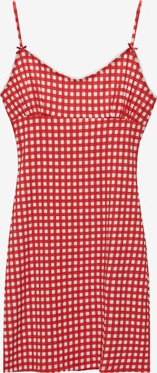 Pull&Bear Ljetna haljina u crvena / bijela, Pregled proizvoda