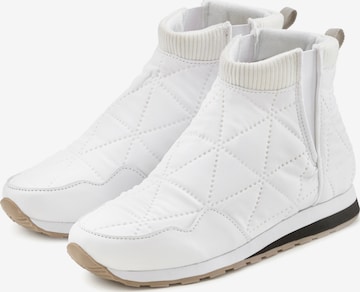 LASCANA Ankle Boots in White