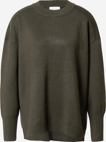 zaļš NORR "Oversize" stila džemperis: no priekšpuses