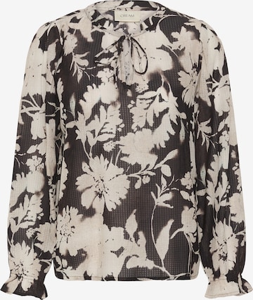 Cream - Blusa 'Hailey' en marrón: frente