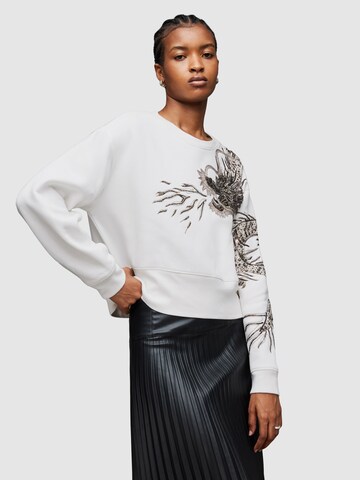 AllSaints Sweatshirt 'DRAGON' i hvid: forside