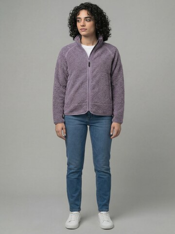 Derbe Fleecejacke 'Kuschelby' in Lila