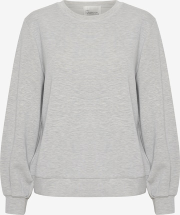 Sweat-shirt My Essential Wardrobe en gris : devant