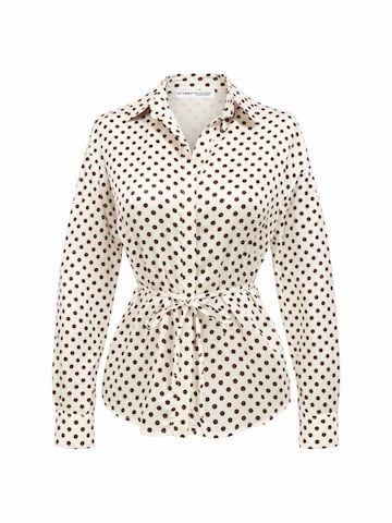 Chemisier 'Hemden' MixRay en beige : devant
