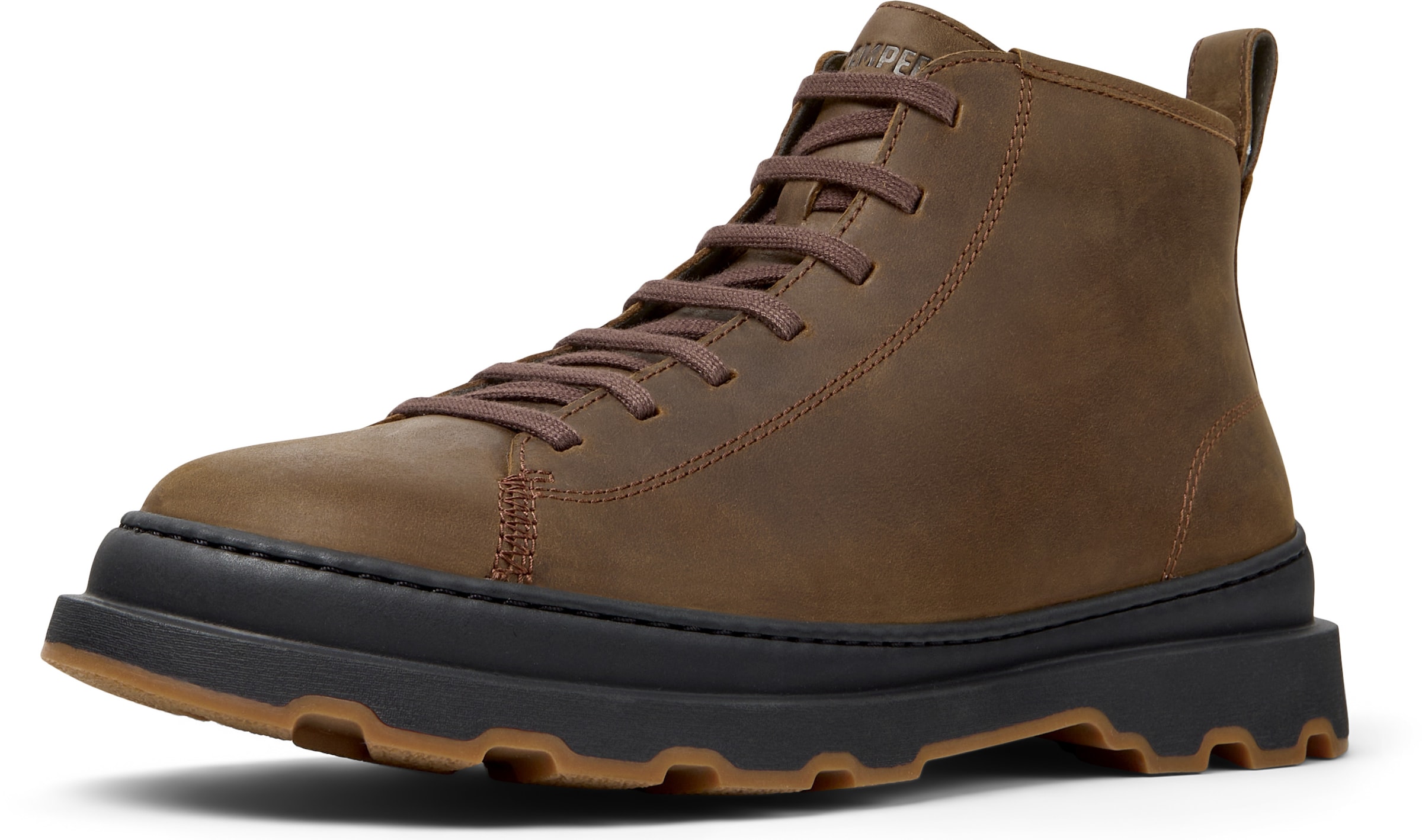 Boots stringati 'Brutus+' di CAMPER in marrone: frontale