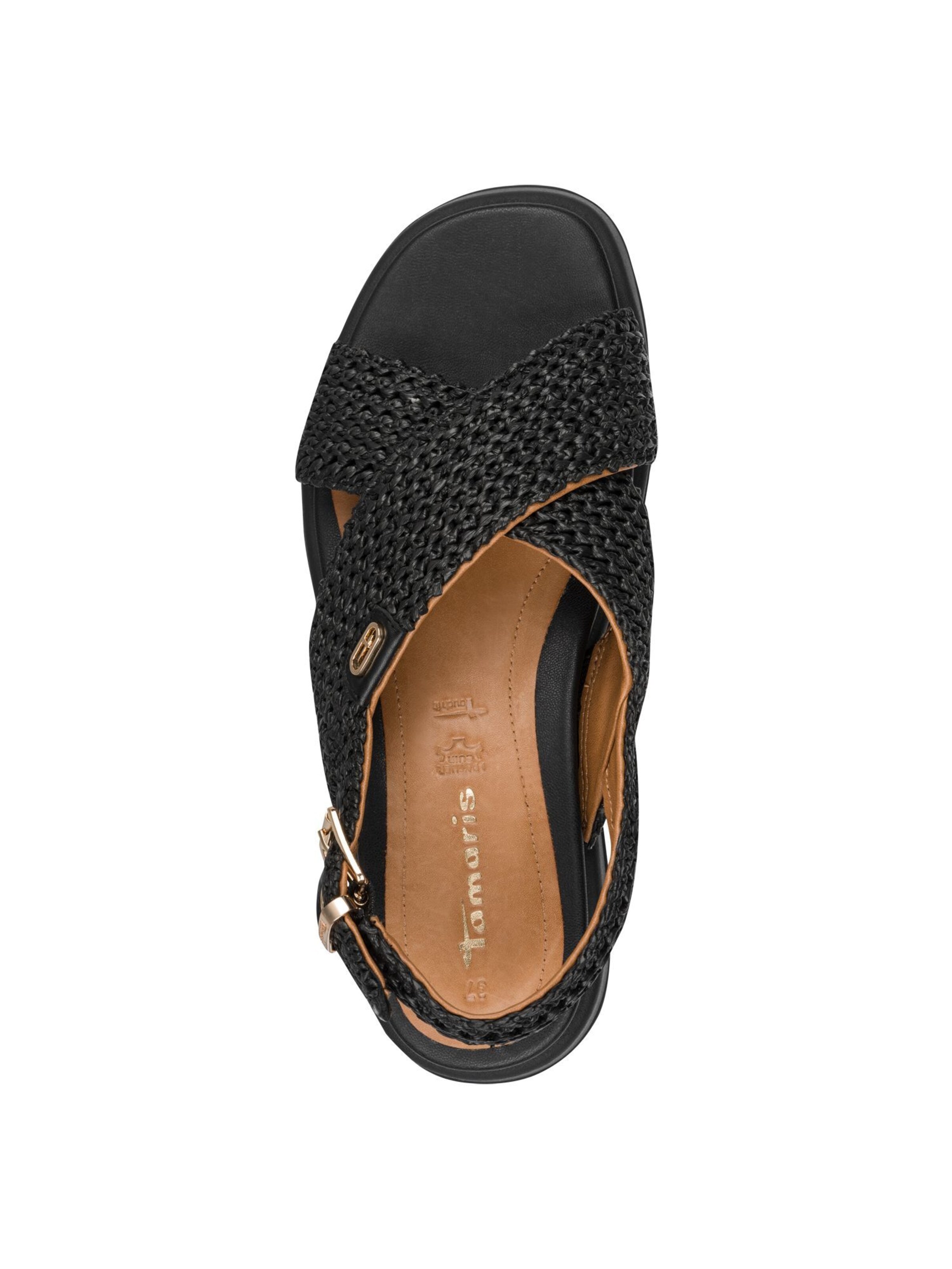 Tamaris Sandaal in Zwart