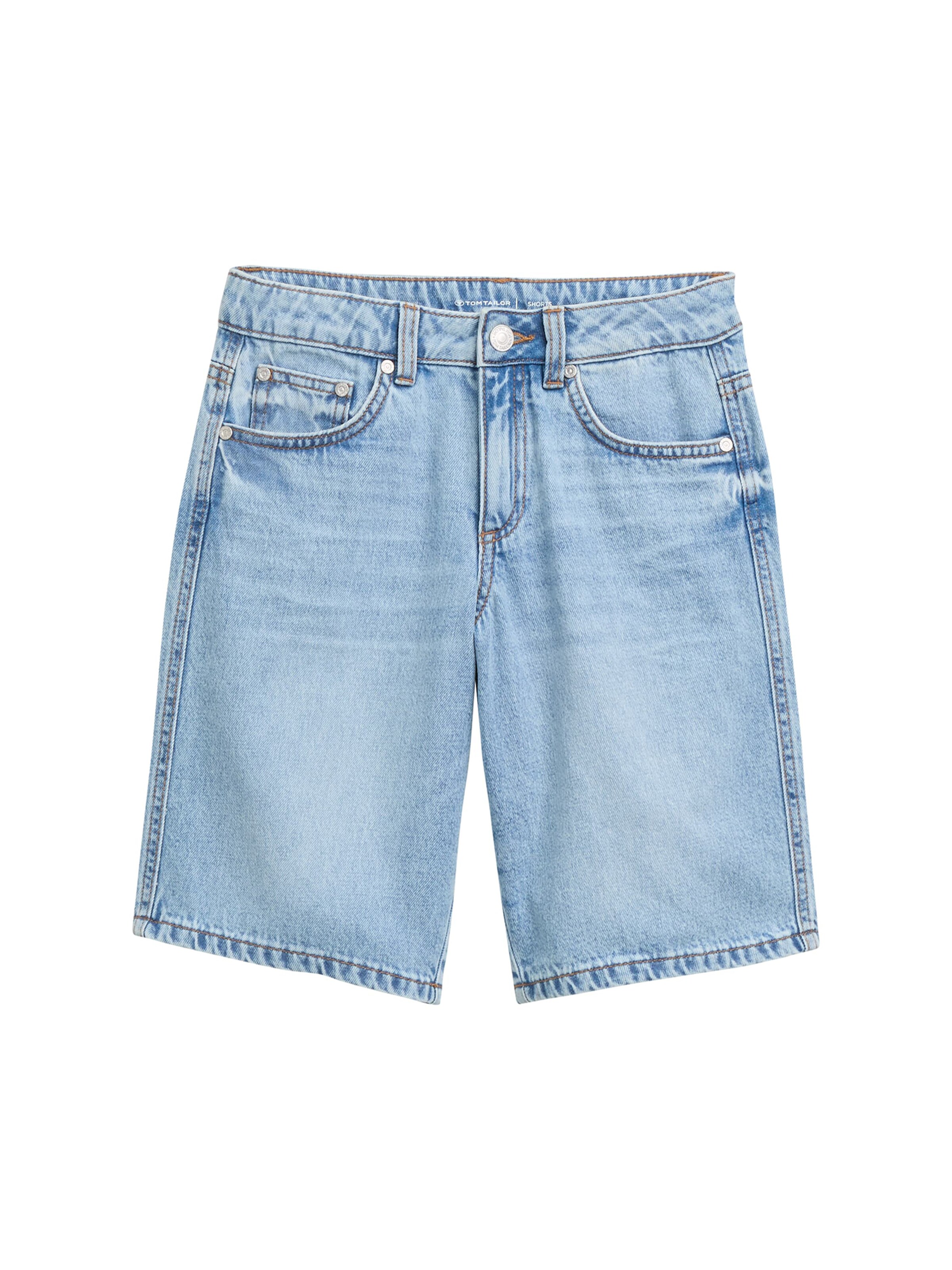 TOM TAILOR Loosefit Jeans in Blauw: voorkant