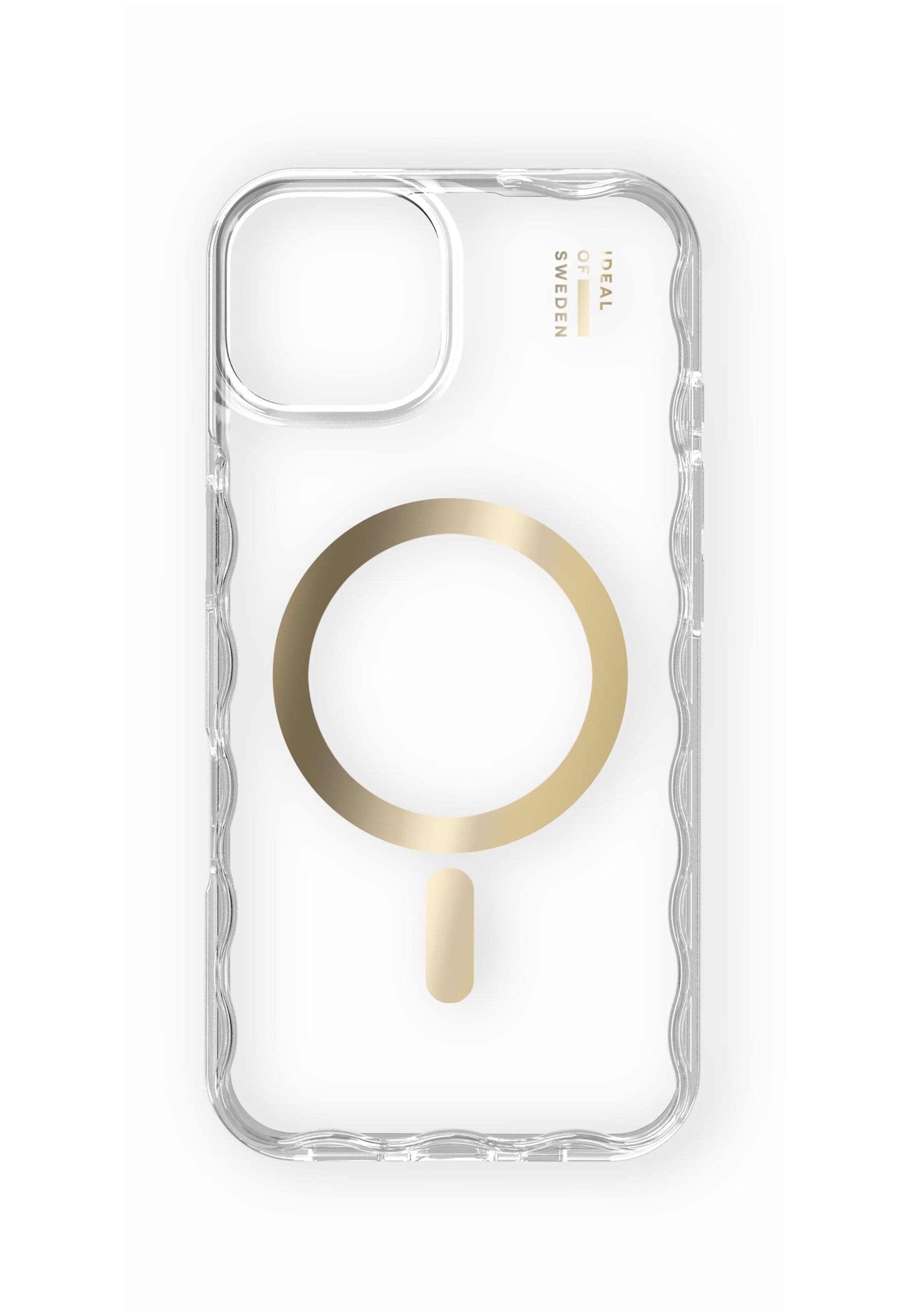 iDeal of Sweden Pouzdro na smartphone 'MagSafe iPhone 13 / 14 / 15 / 16e' - zlatá / průhledná, Produkt