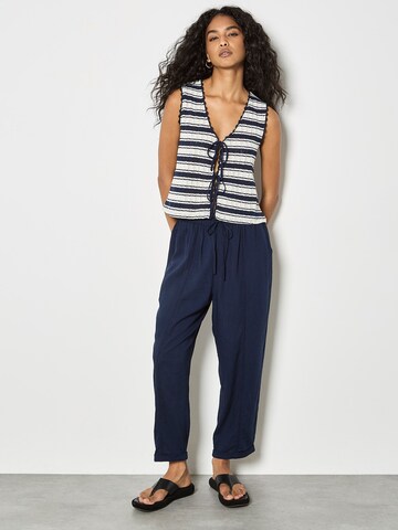 Apricot Regular Trousers in Blue: front