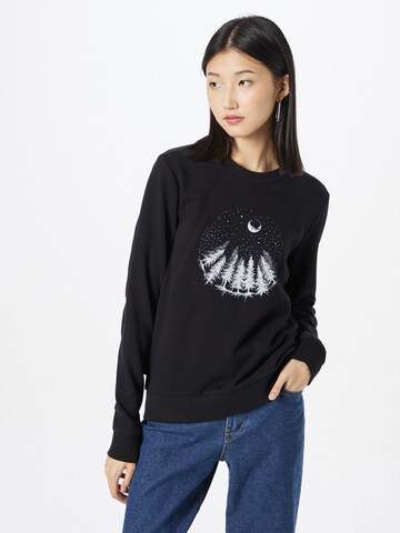 Ragwear Sweatshirt 'EFFA' in Zwart: voorkant