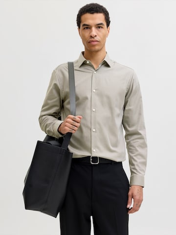 JACK & JONES Slim Fit Paita 'JPRBLAPARKER' värissä vihreä: etupuoli