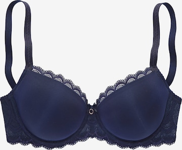 LASCANA T-shirt Bra in Blue: front