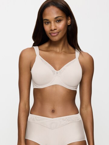 TRIUMPH T-shirt BH ' True Shape Sensation ' in Beige