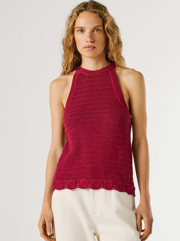 Tops en tricot 'Kinah' Pepe Jeans en rose : devant