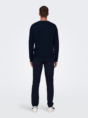 Only & Sons - Pullover 'Kalle' em azul