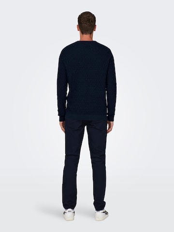 Pullover 'Kalle' di Only & Sons in blu