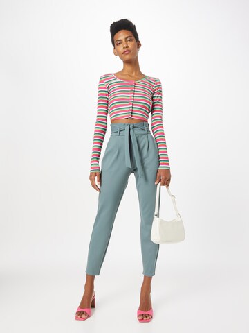 VERO MODA Slim fit Pleat-Front Pants 'Eva' in Blue