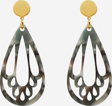 Gemshine Earrings in Gold: front