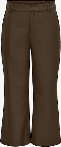 ONLY Carmakoma Wide leg Broek 'CARVictoria' in Bruin: voorkant