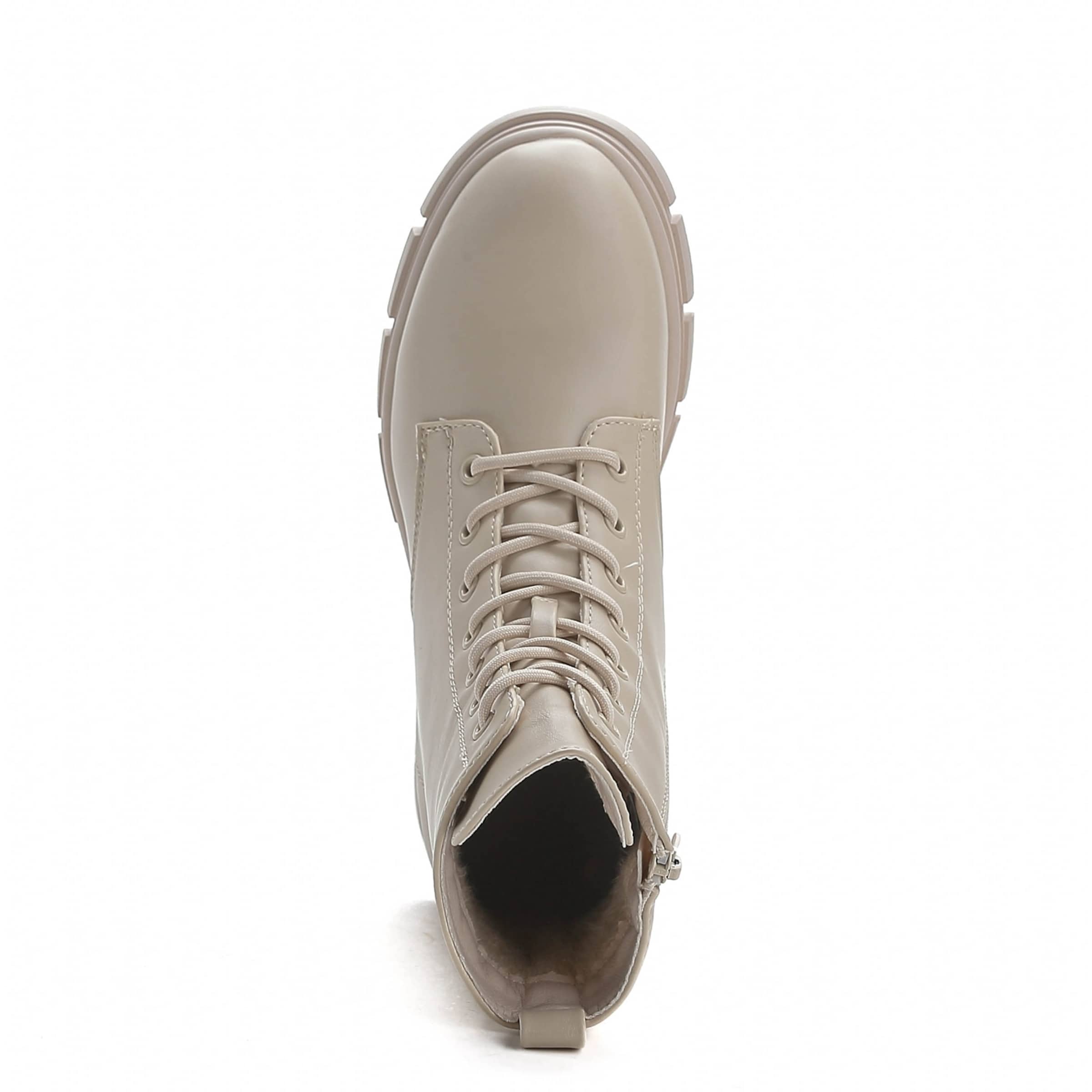Stivaletto stringato di Elara in beige