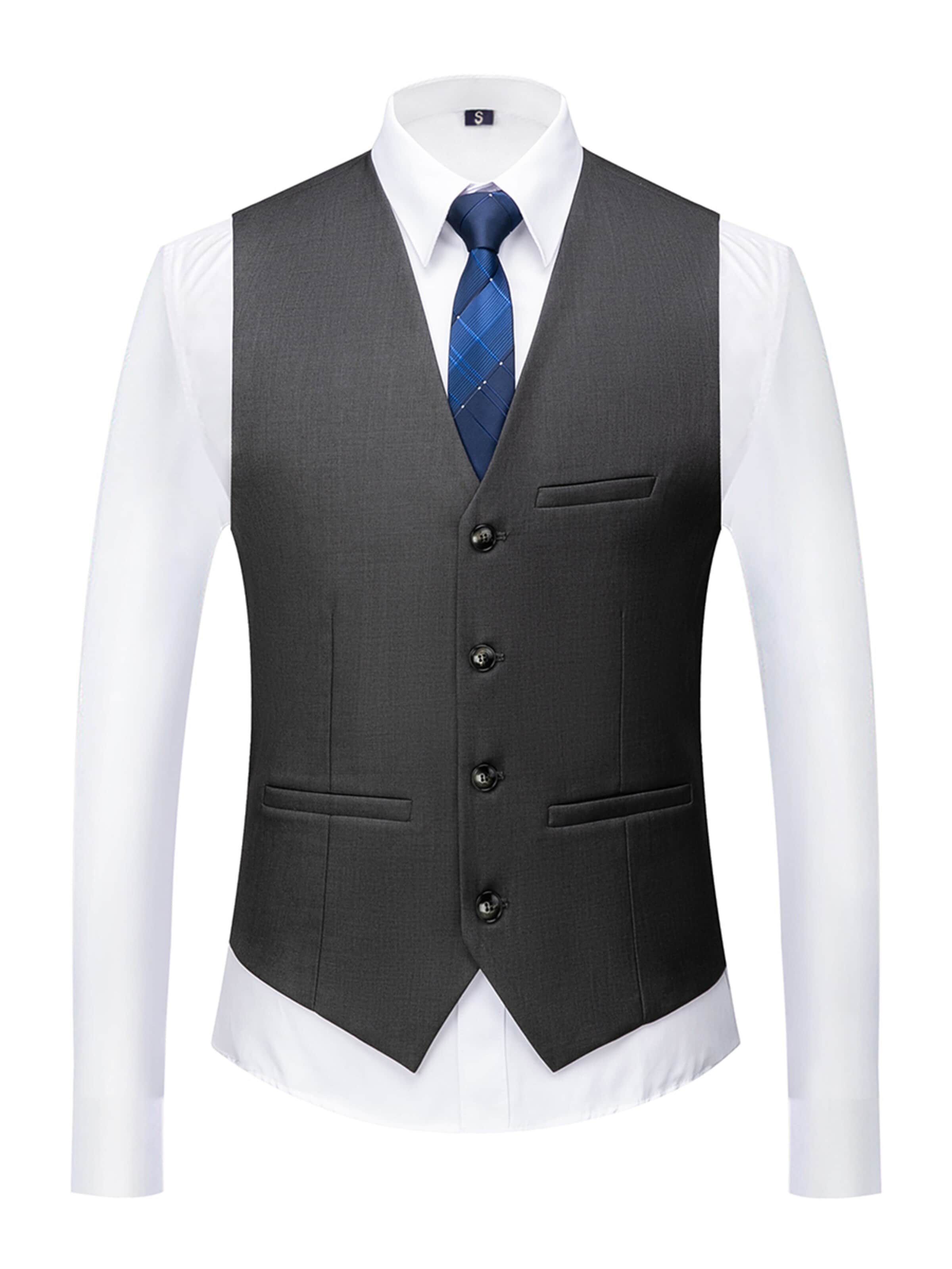 YOUTHUP Slim fit Suit 'Terzett' in Grey