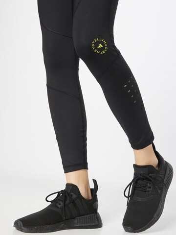 ADIDAS BY STELLA MCCARTNEYSkinny Sportske hlače 'Truepurpose' - crna boja