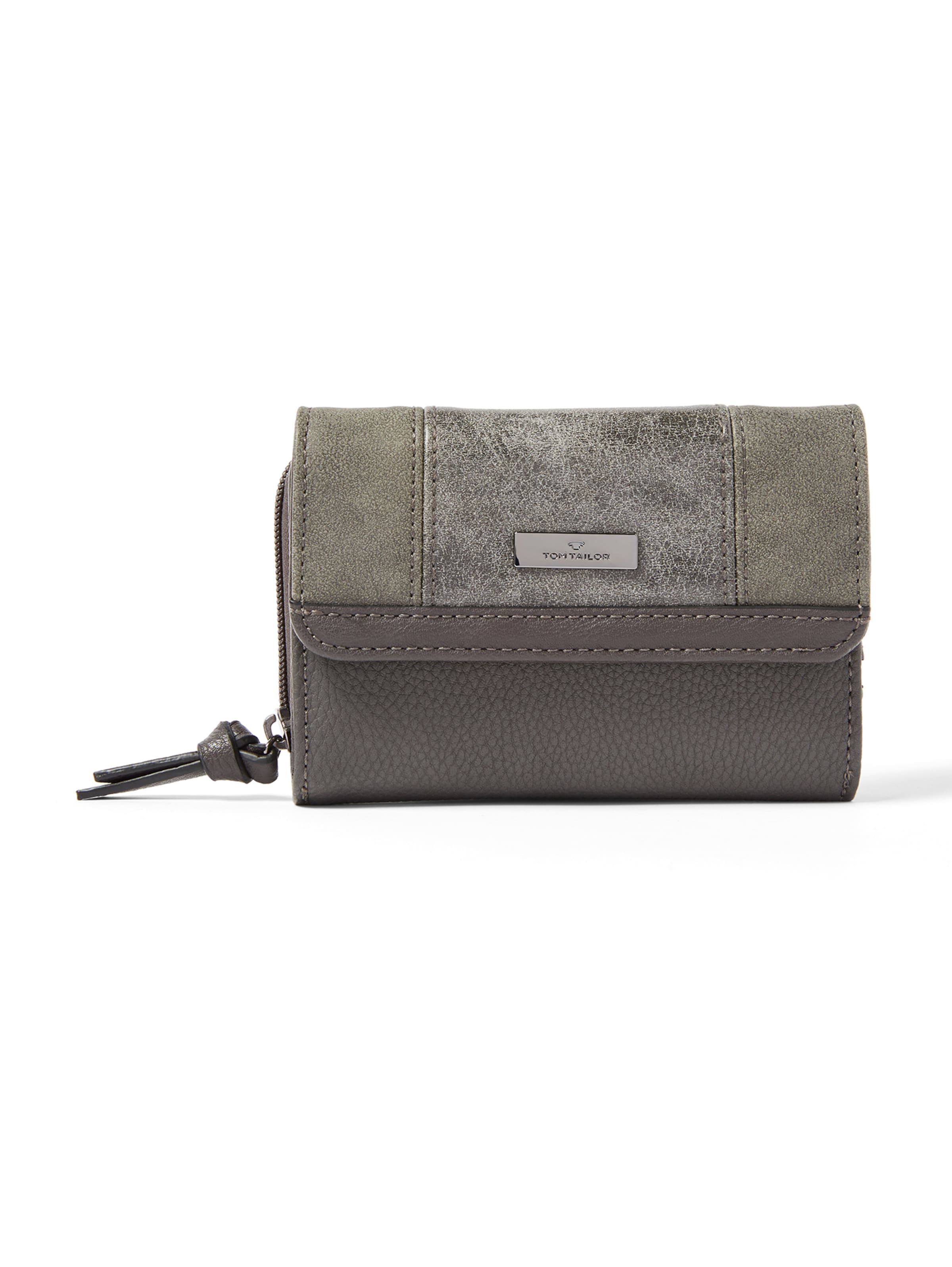 TOM TAILOR Wallet 'Juna' in Grey: front