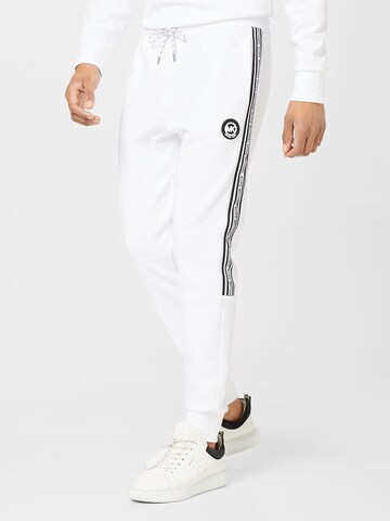 Michael Kors Tapered Pants in White: front