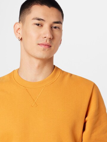 s.Oliver Sweatshirt in Orange