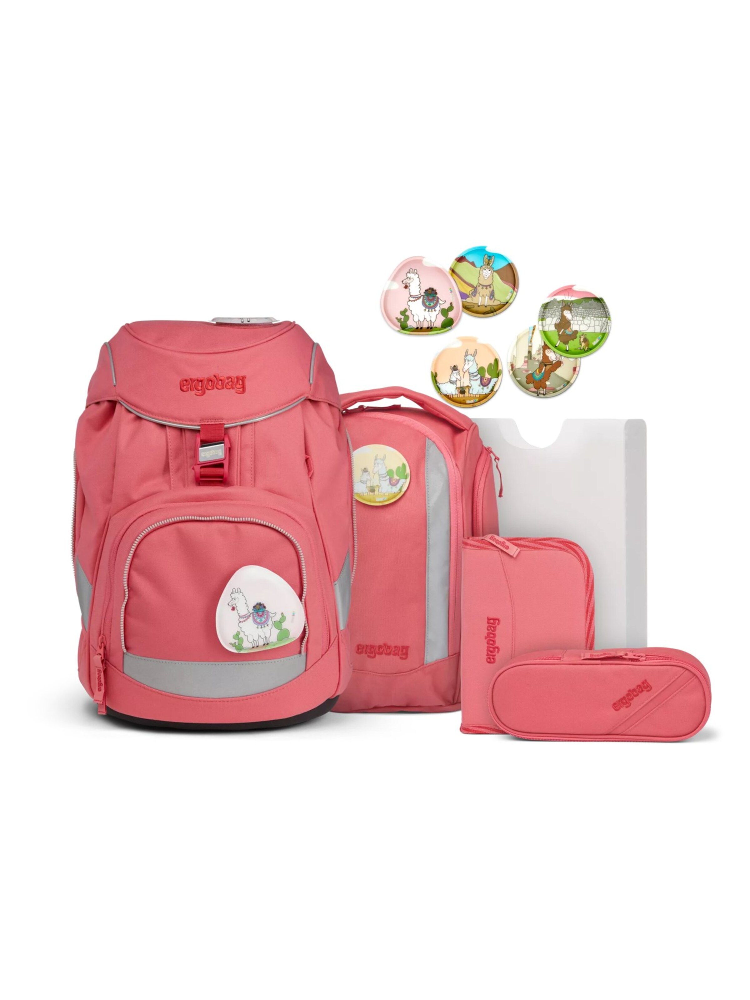 ergobag Rucksack 'Pack Set'‌‌‌‌‌‌ in Pink: Vorderseite