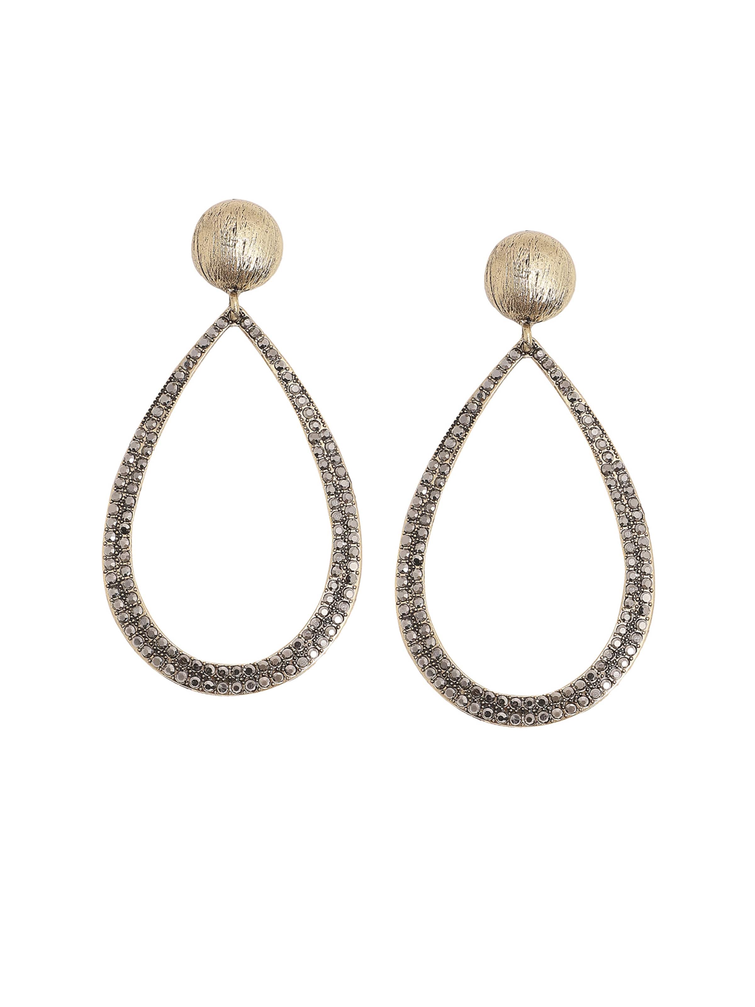 Boucles d'oreilles 'Kitty' SOHI en or : devant