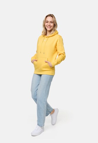 smiler. Kapuzenpullover buddy. in Gelb: Vorderseite