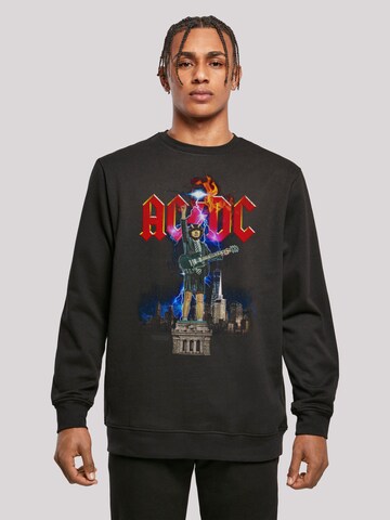 Sweat-shirt F4NT4STIC en noir : devant