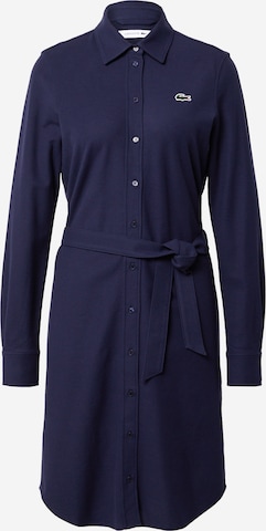 LACOSTE Shirt Dress in Blue: front