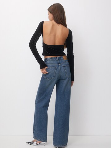 Pull&Bear Тениска в черно