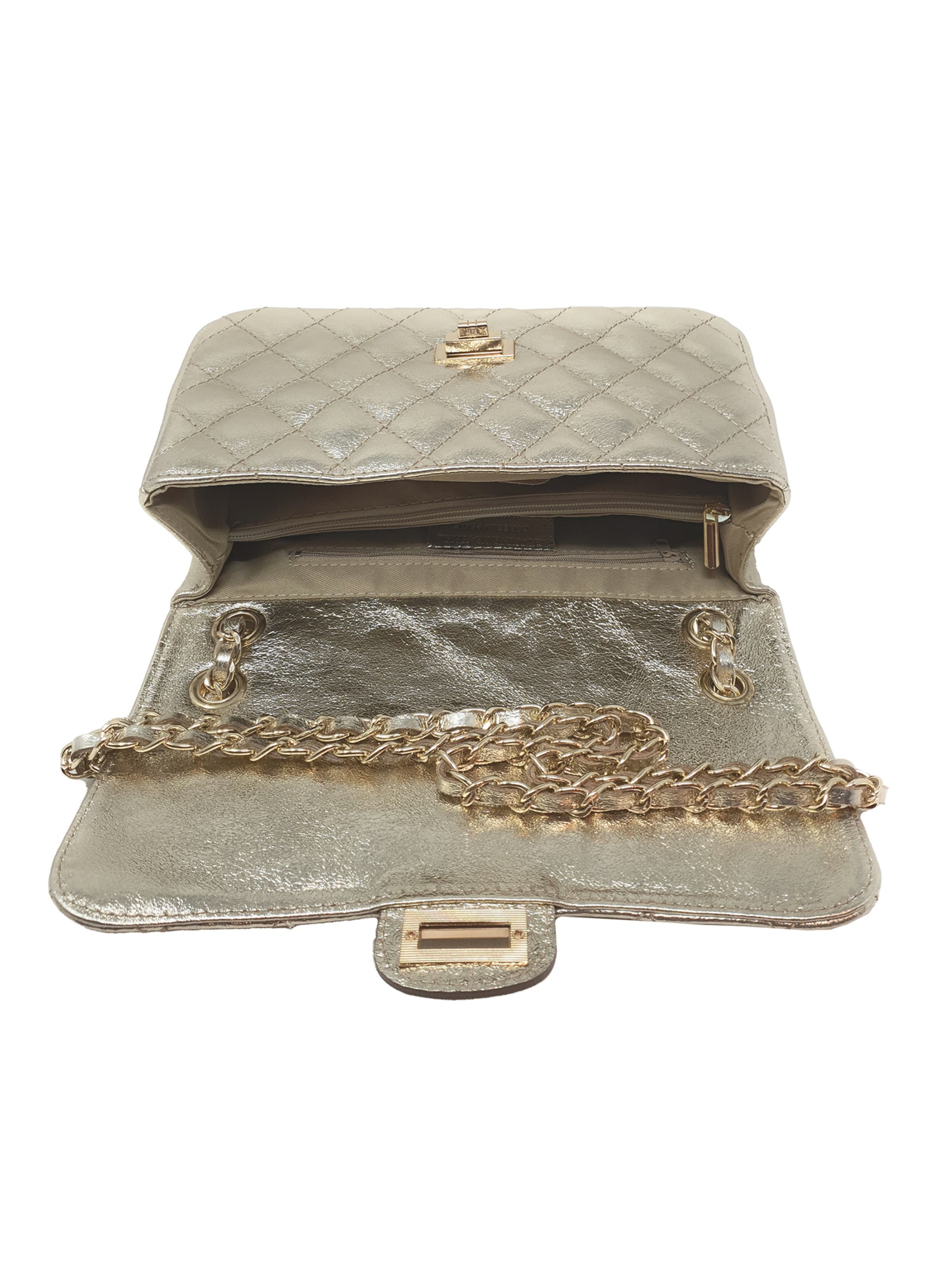 CHICCA BORSE Schoudertas in Goud