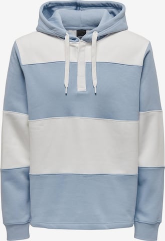 Only & Sons Sweatshirt 'COLIN' in Blue: front