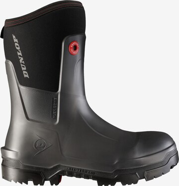 DUNLOP Rubber Boots 'Gummistiefel Snugboot Craftsman in Charcoal' in Brown: front