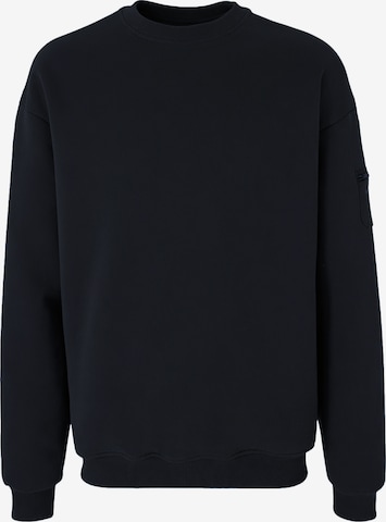 Organication Sweatshirt in Schwarz: Vorderseite