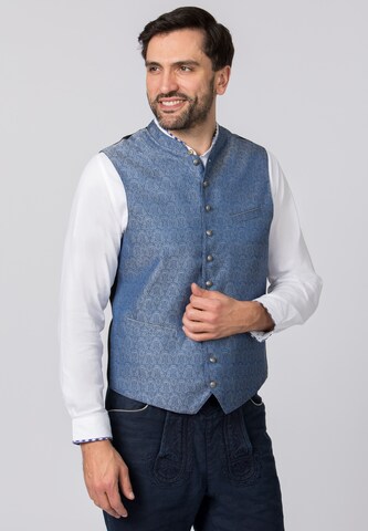 STOCKERPOINT Traditional vest 'Taddeo' in Blue: front