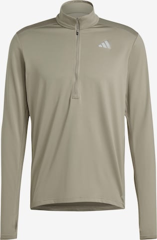 ADIDAS PERFORMANCE Performance Shirt 'Own The Run' in Grey: front