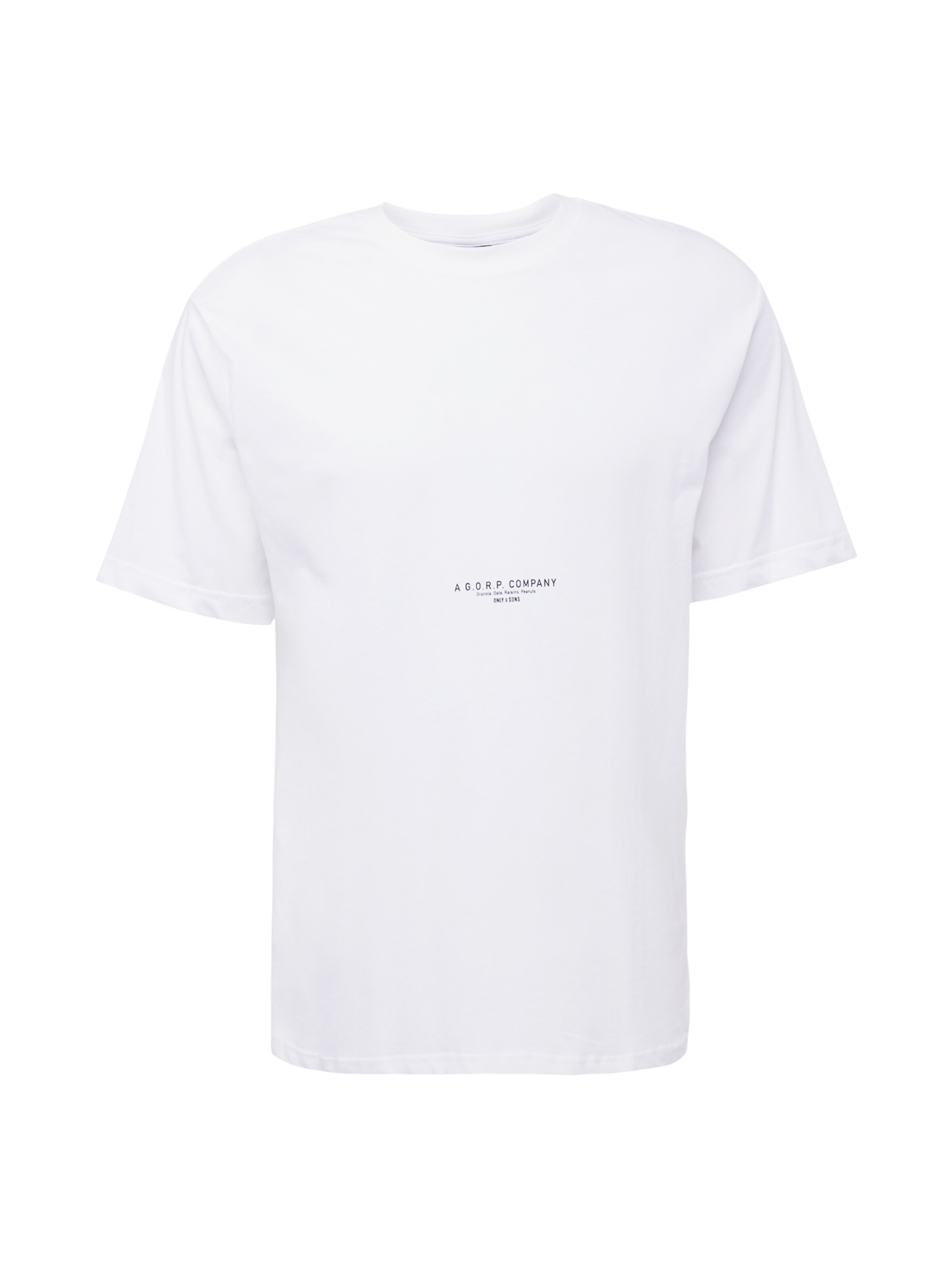 Only & Sons Bluser & t-shirts 'ONSFALL' i hvid: forside