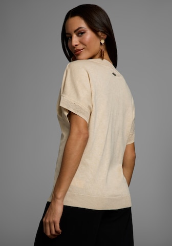 LAURA SCOTT Pullover in Beige