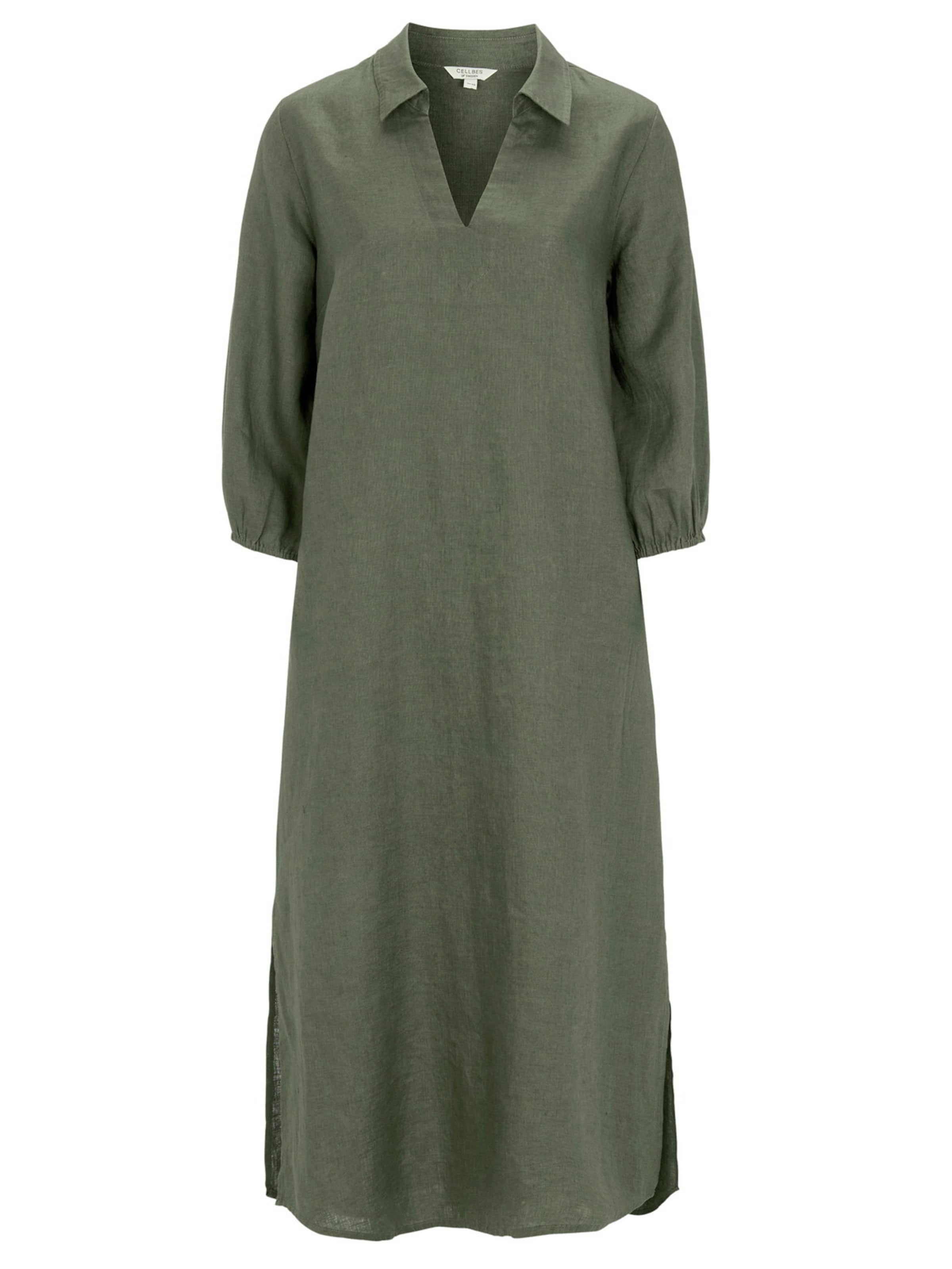 Cellbes of Sweden Jurk 'Premium' in de kleur Kaki, Productweergave