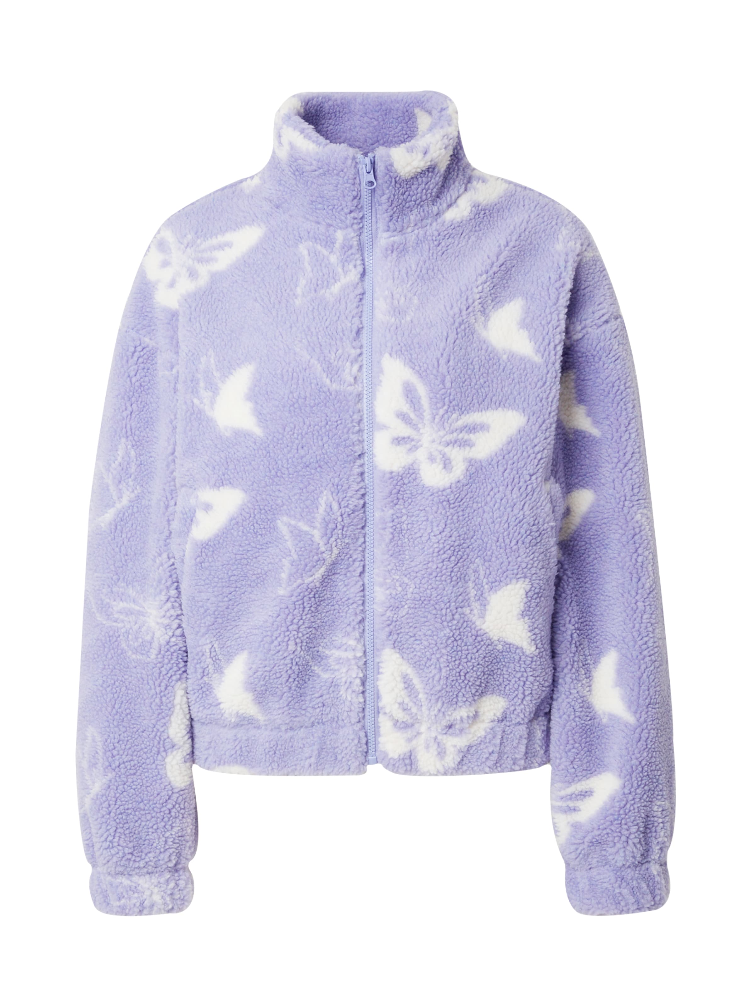 florence by mills exclusive for ABOUT YOU Fleecová mikina 'Lazy River' – fialová: přední strana