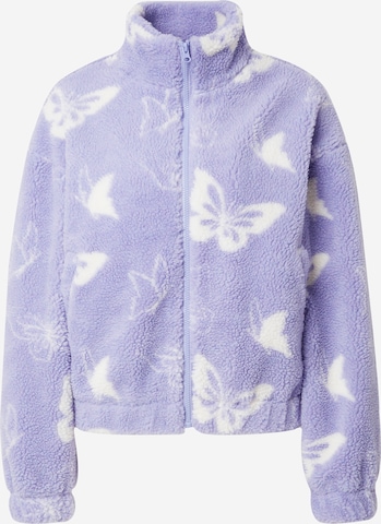 Veste en polaire 'Lazy River' florence by mills exclusive for ABOUT YOU en violet : devant