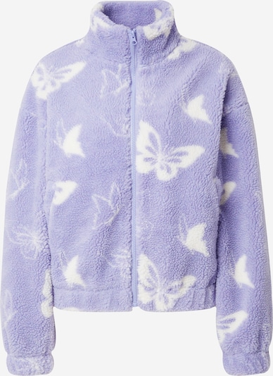 florence by mills exclusive for ABOUT YOU Fleece jas 'Lazy River' in de kleur Lavendel / Offwhite, Productweergave